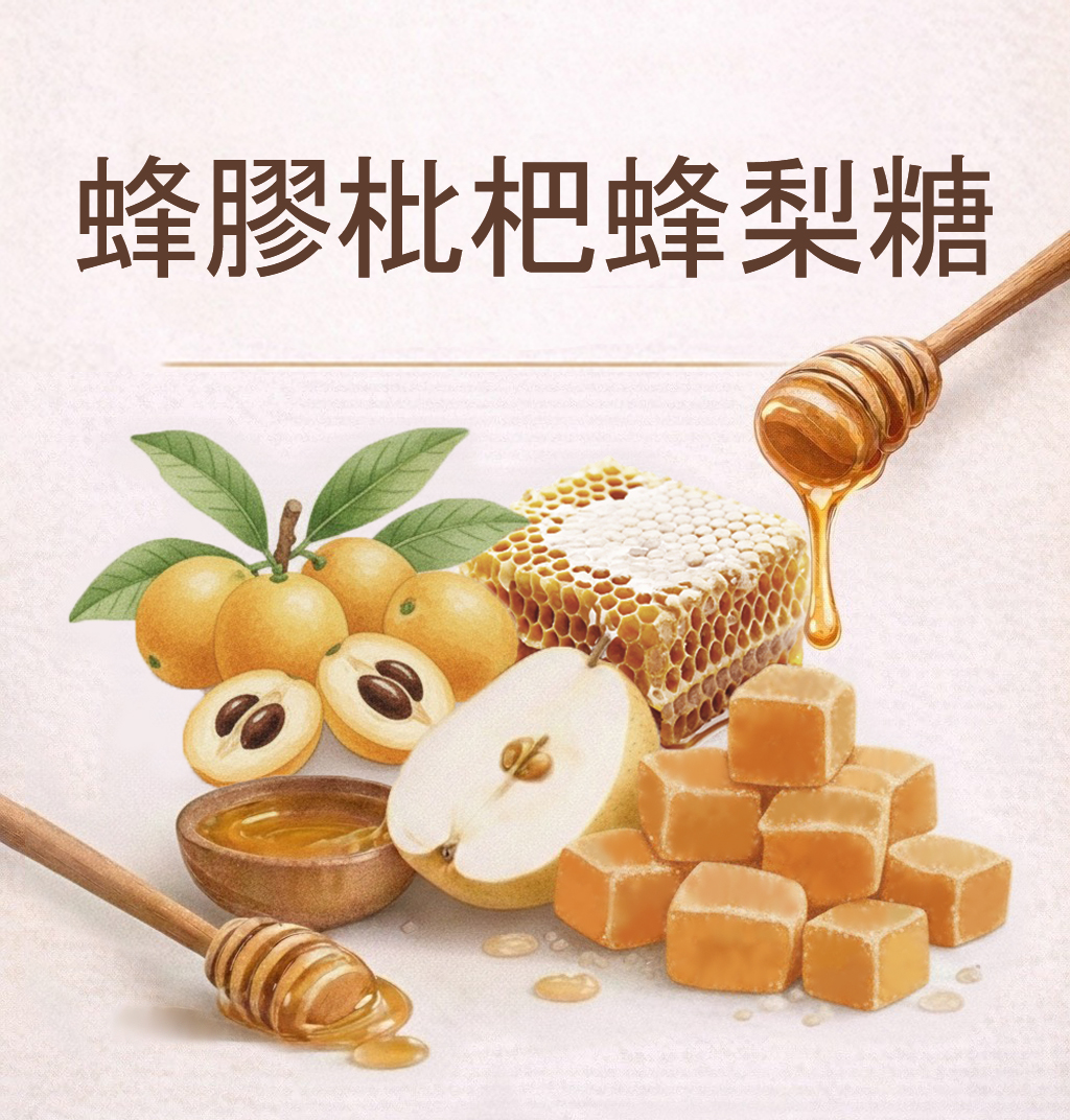 蜂梨糖-蜂膠枇杷風味– 正純食品有限公司